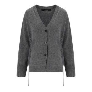 Federica Tosi Grey Cardigan With Laces - NWT